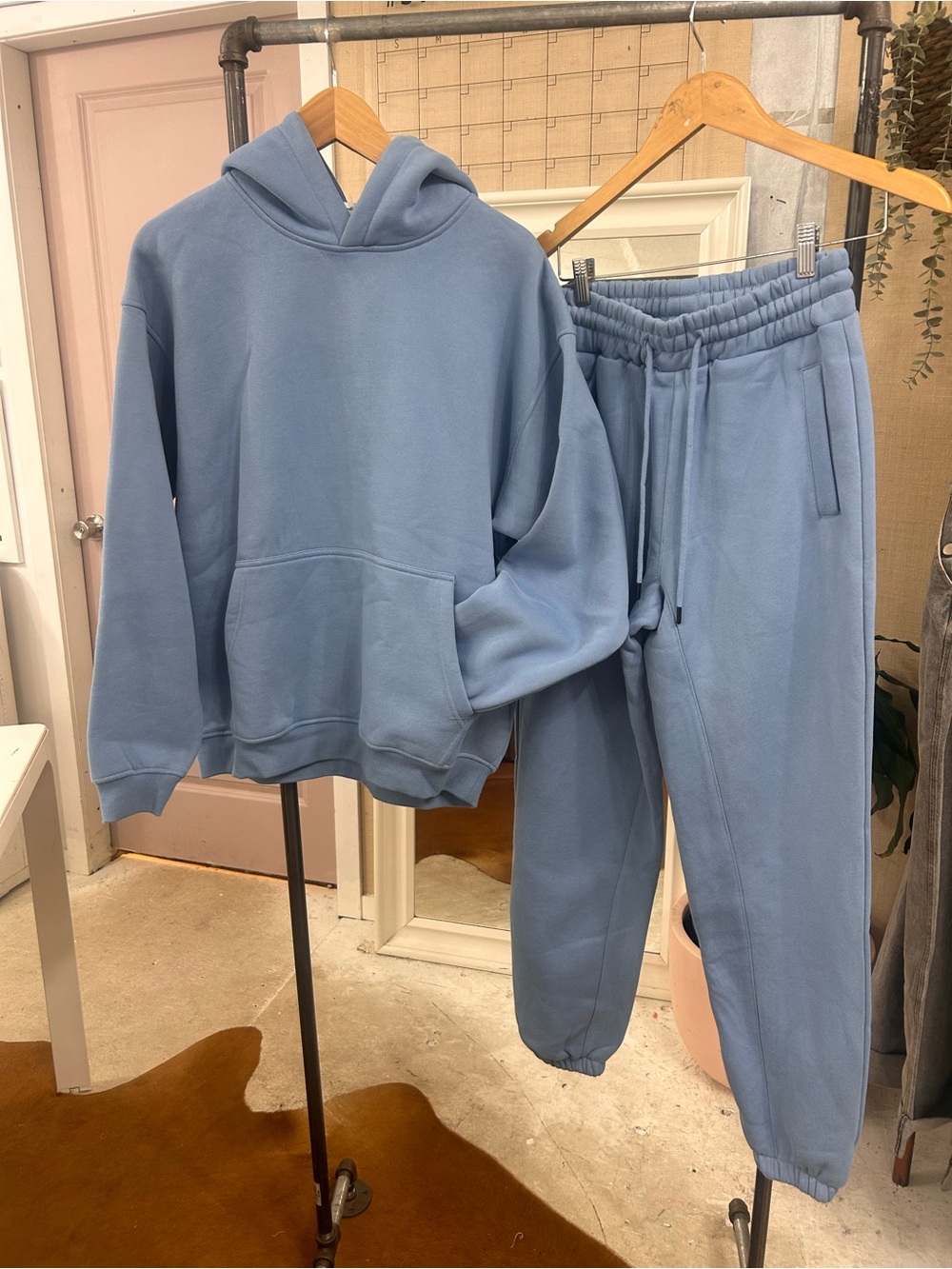 Priv - Sky Blue Sweatsuit NWT Small